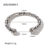 Contemporary Statement  Asymmetry Sensuous Contours Bangle or Cuff Shape And Form Set Waterproof Jewelry Women