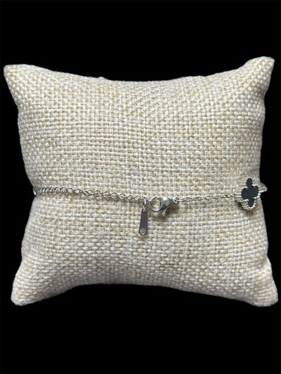 Pulsera VC Negra Plata 10 mm All In Men Joyeria