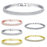 Full diamond zircon couple bracelet jewelry gift