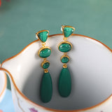Slender earrings, minimalist women's fashion earrings