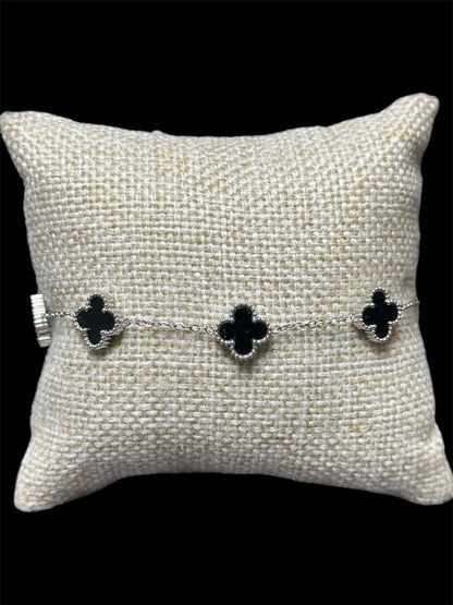 Pulsera VC Negra Plata 10 mm All In Men Joyeria