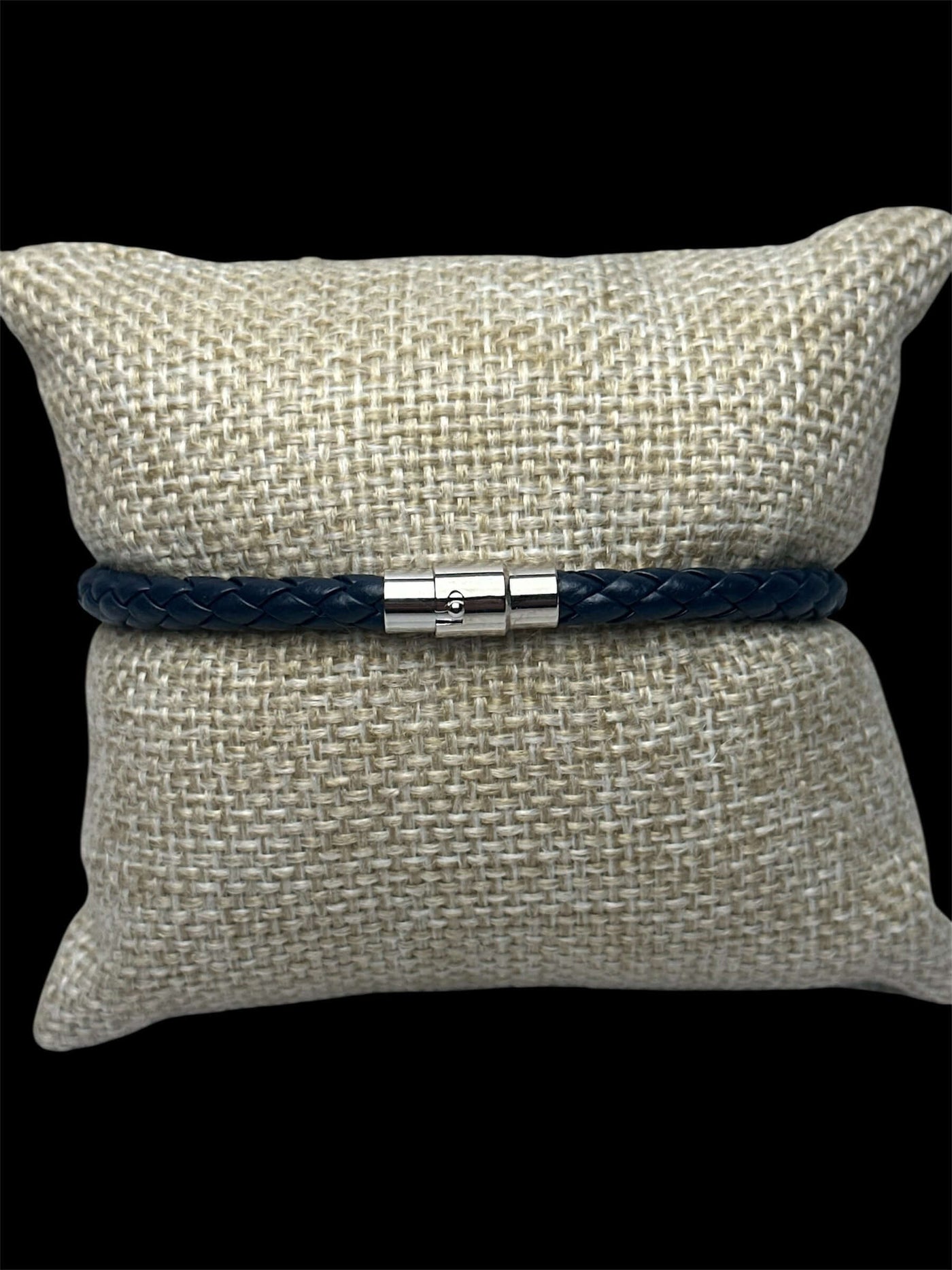 Pulsera Azul Cuero All In Men Joyeria