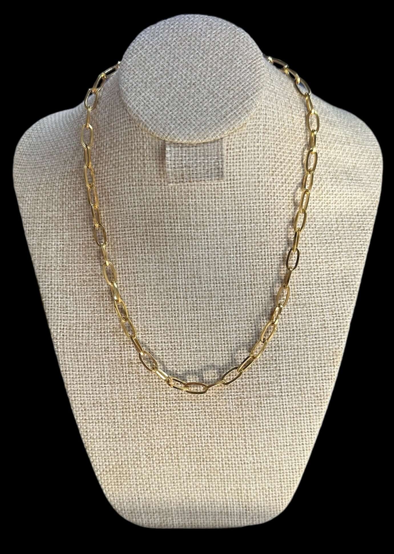 Cadena Dorada Gargantilla Eslabones 6 mm All In Men Joyeria