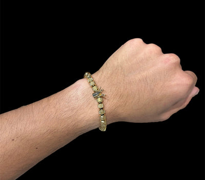 Pulsera Perlas Corona All In Men Joyeria