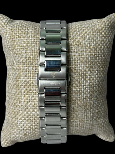 Reloj Plata Fondo Azul All In Men Joyeria