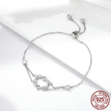 Love pure silver bracelet S925 jewelry