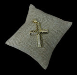 Dije Cruz 4 cm Oro Laminado 18 K All In Men Joyeria