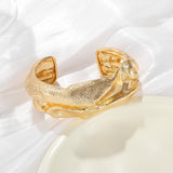 European and American exaggerated style bracelet with irregular surface