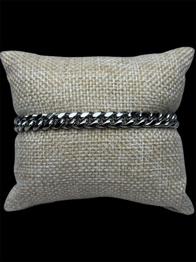 Pulsera Broche de Caja Plata 7 mm All In Men Joyeria