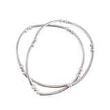 Double Layer Freshwater Pearl Metal Bracelet Female Korean Minority Personality Simple And Versatile Temperament Fashion Bracelet Cool Style