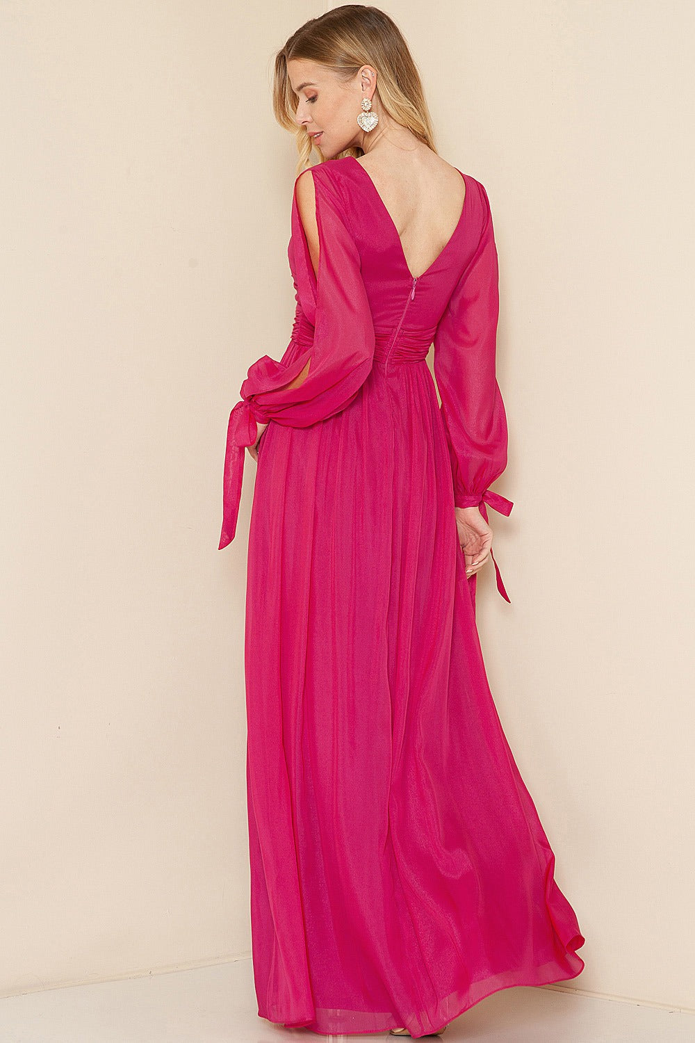 Vestido Manga Larga EV466 Emma Velazquez