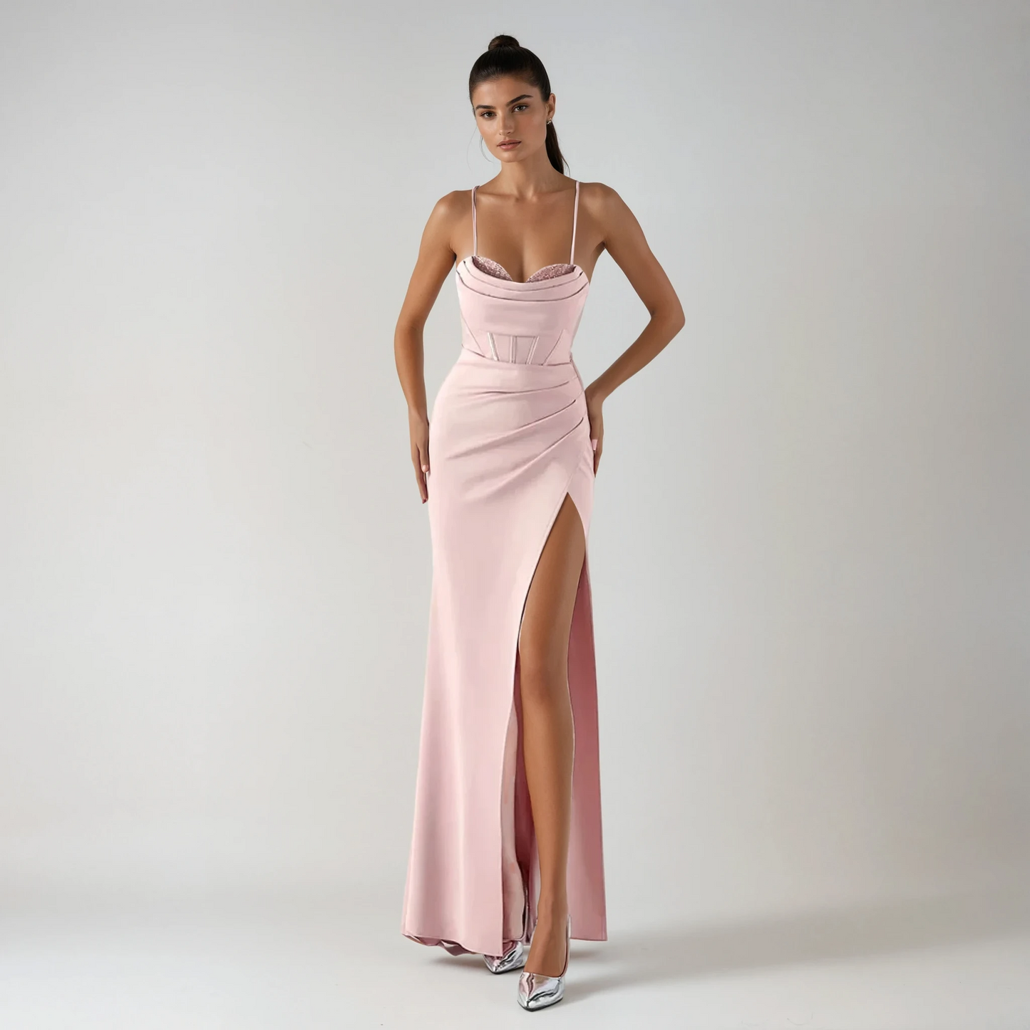 Vestido Largo  Fiesta EV711 Emma Velazquez