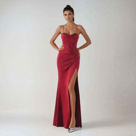 Vestido Largo  Fiesta EV711 Emma Velazquez