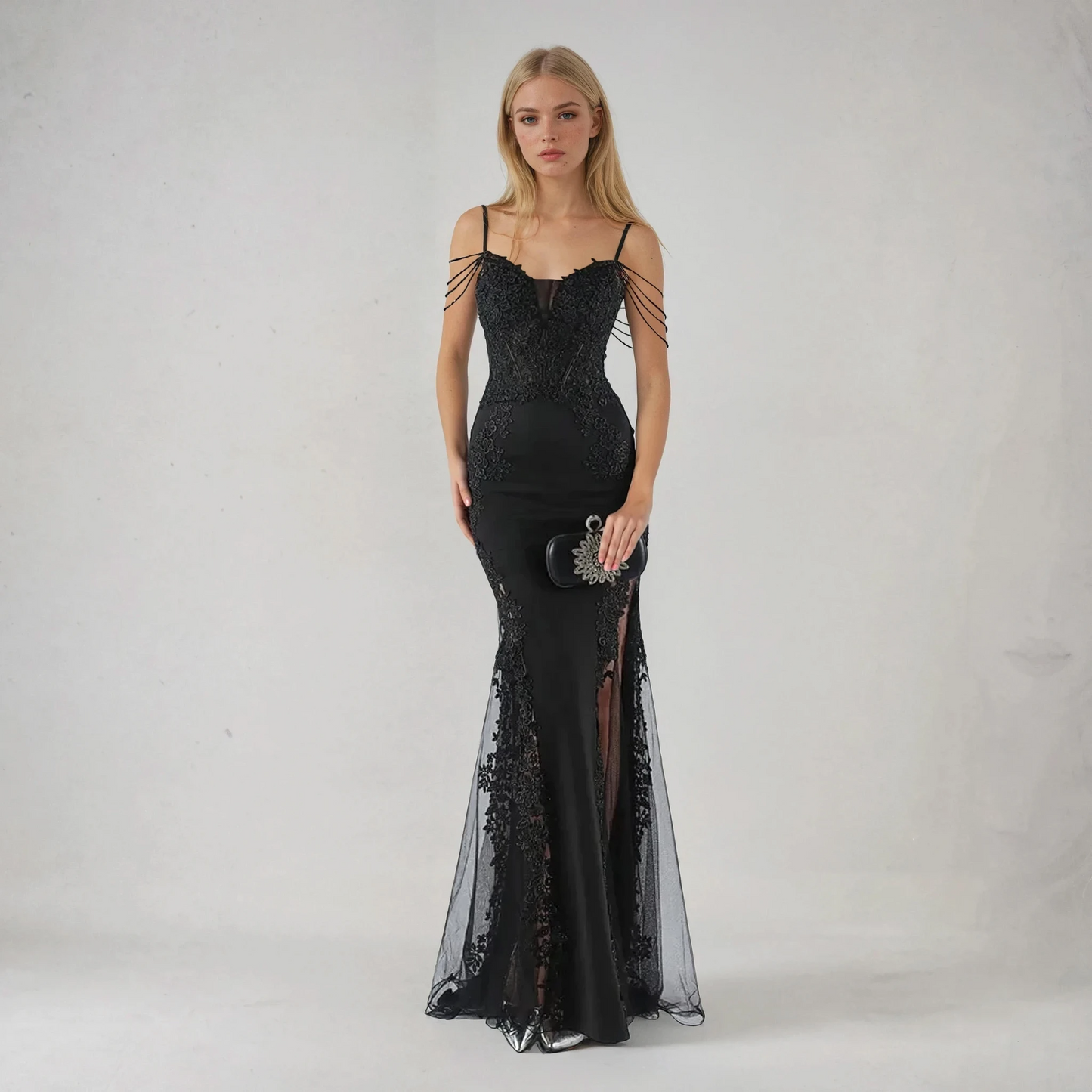 Vestido Largo Fiesta EV805 Emma Velazquez