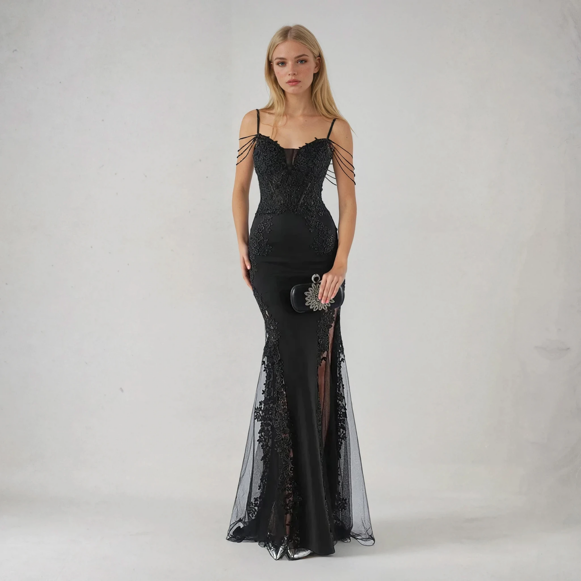 Vestido Largo Fiesta EV805 Emma Velazquez