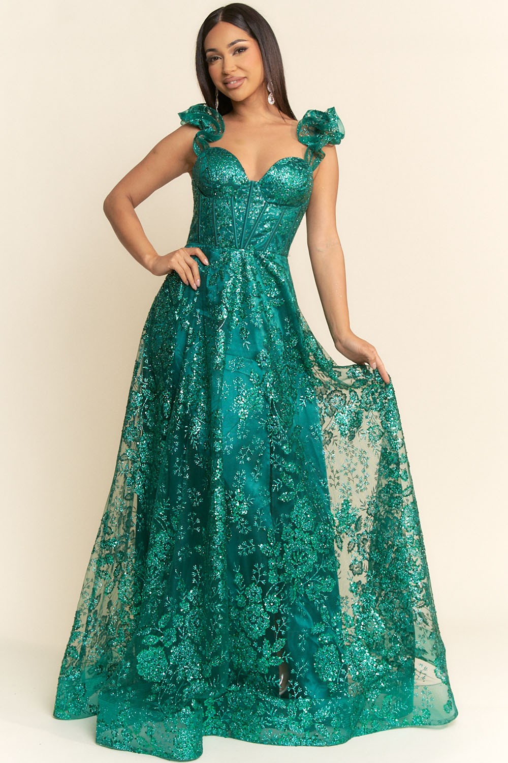 Vestido Largo Fiesta EV887 Emma Velazquez