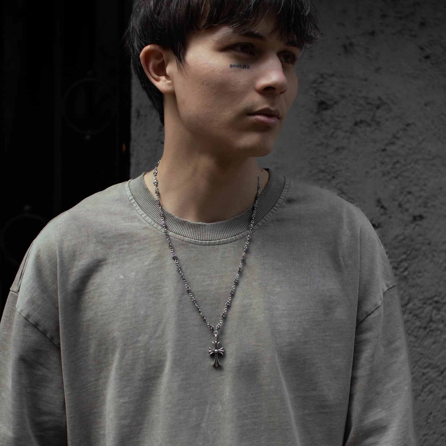 Collar con Cruz Chrome Hearts PALESSI