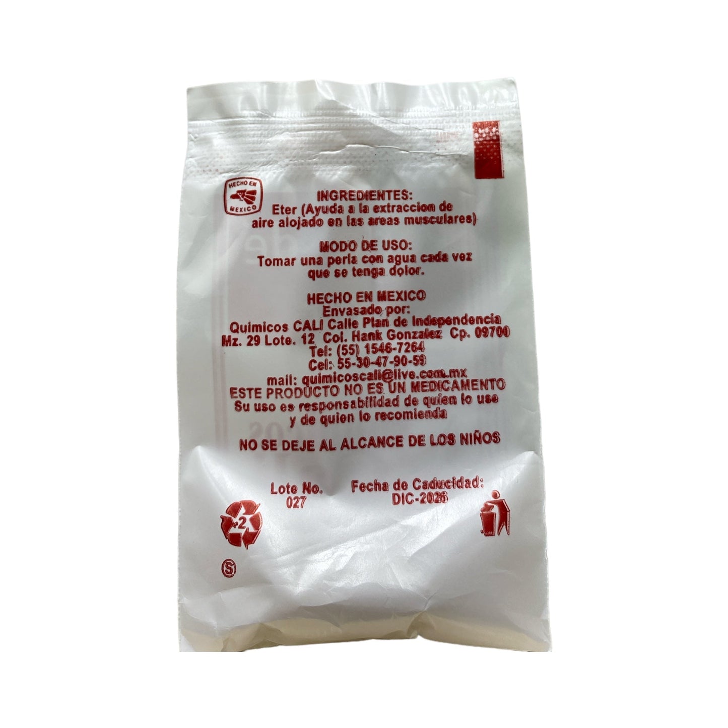 PERLAS DE ETER BOLSITA C/ 3 NatuZem
