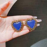 Love earrings, niche personality and temperament earrings