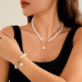 Five petal flower necklace, niche, light luxury design, high-end feeling, collarbone chain