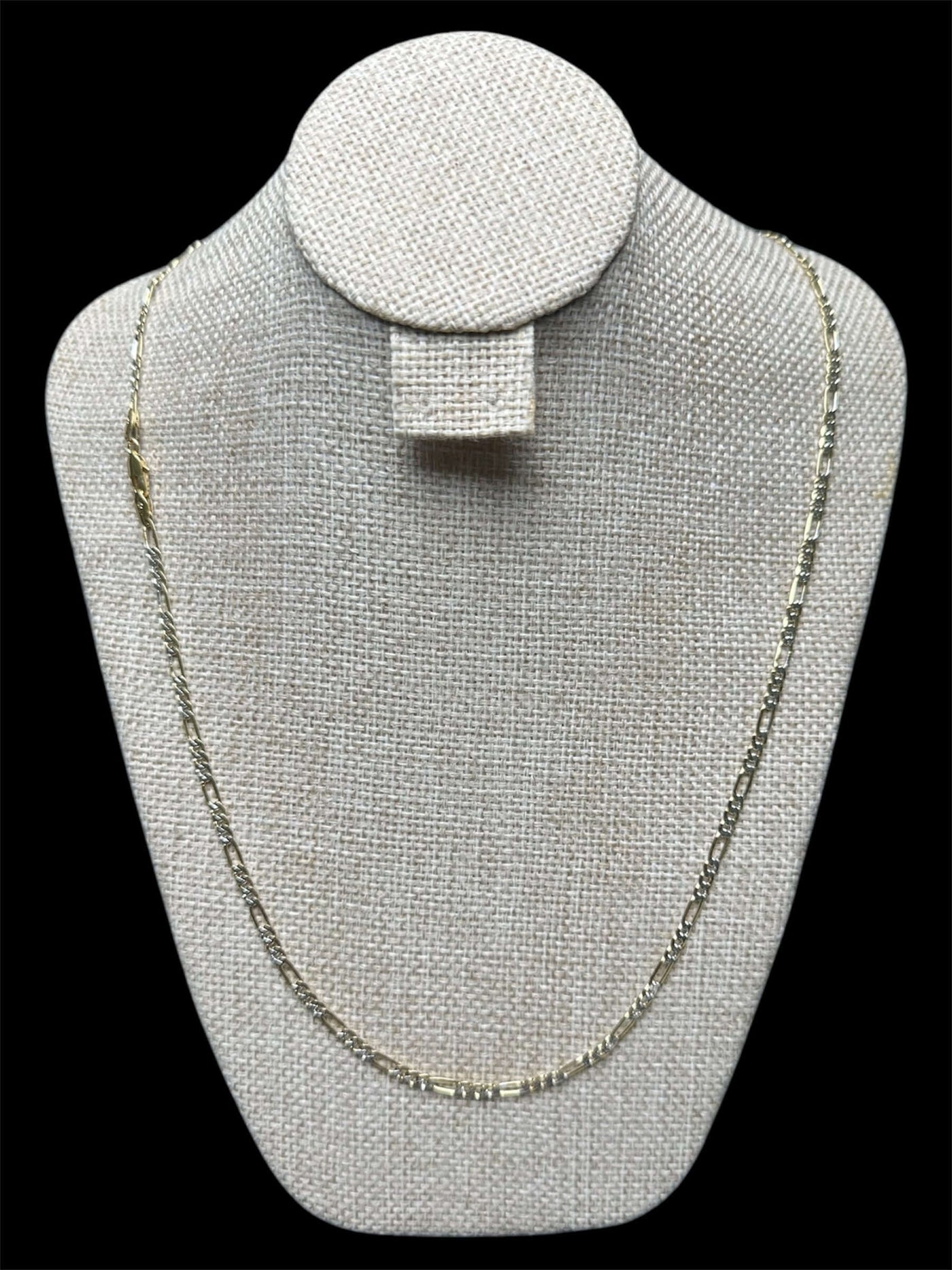 Cadena Crtr Combinada 2 mm Oro Laminado 18 K All In Men Joyeria