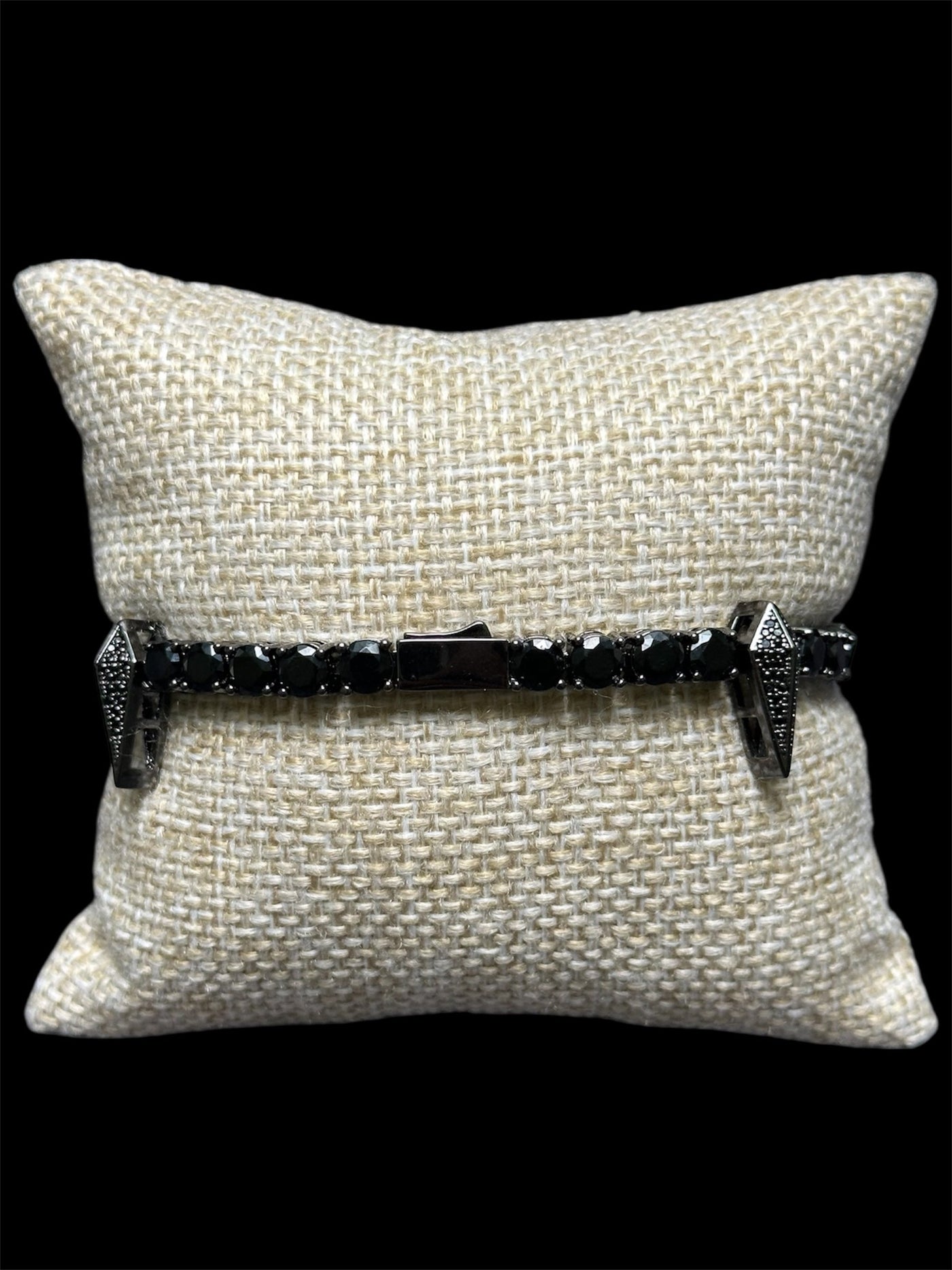 Pulsera Black Panther Negra All In Men Joyeria