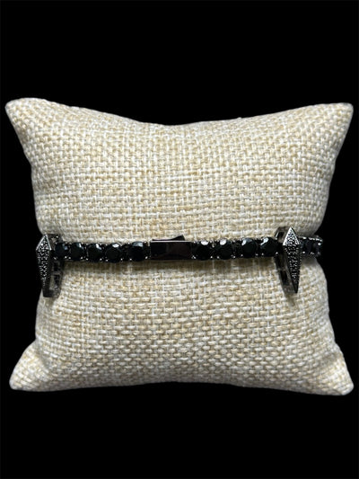 Pulsera Black Panther Negra All In Men Joyeria