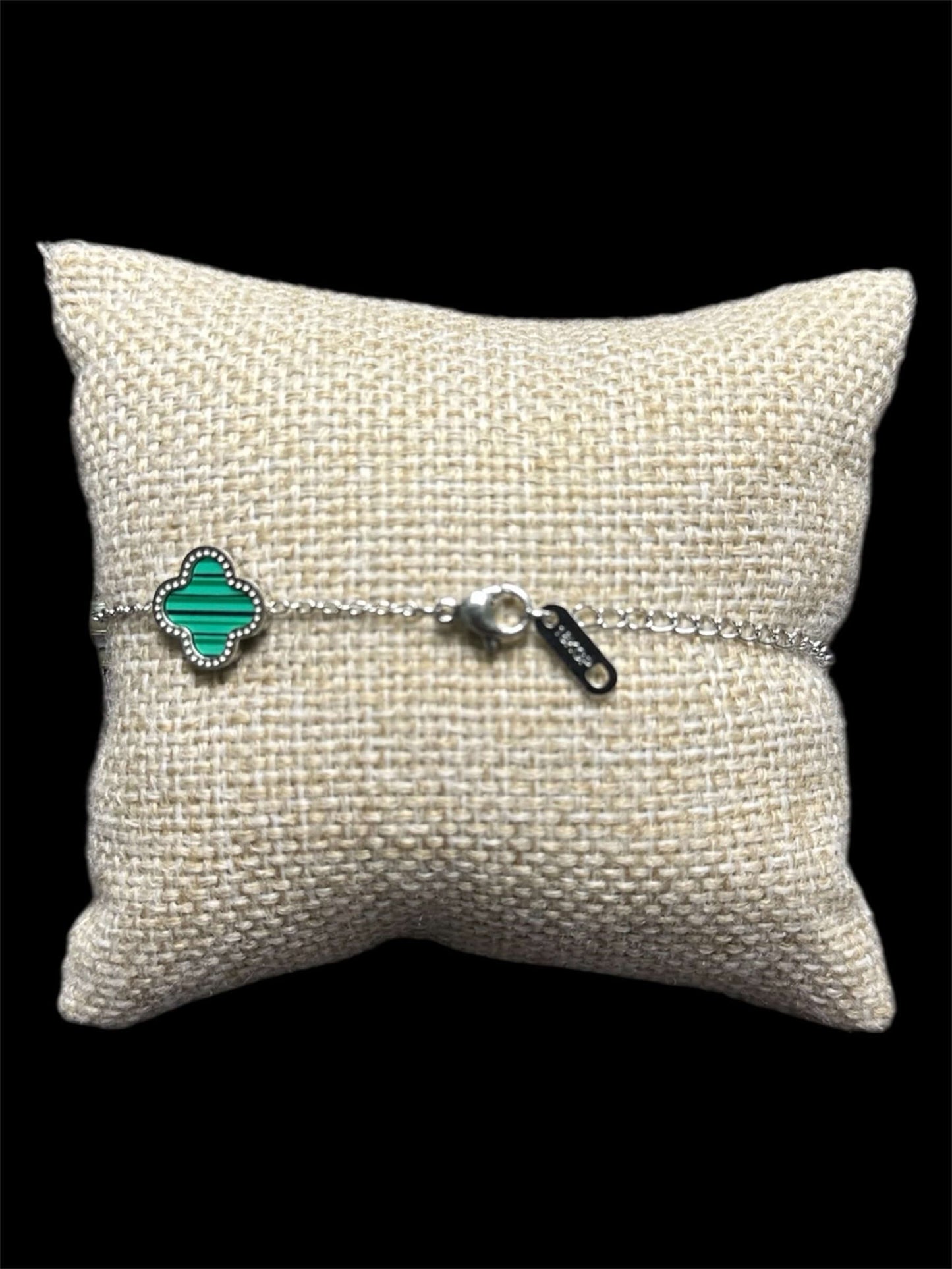 Pulsera VC Plata Verde Inoxidable All In Men Joyeria