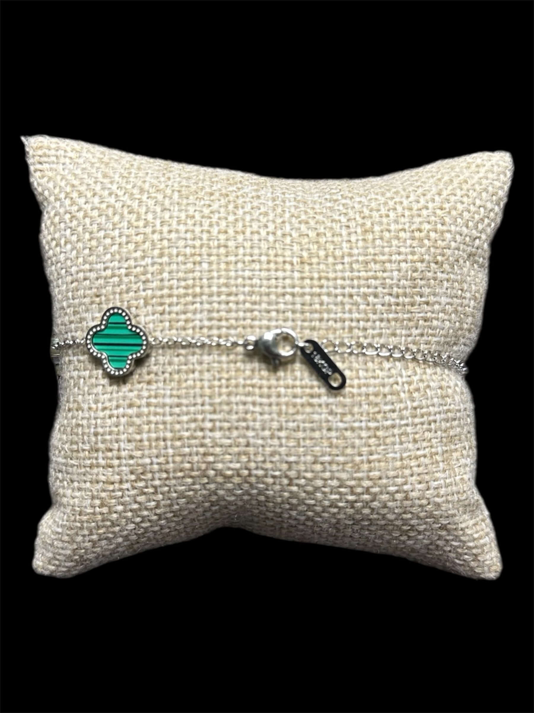 Pulsera VC Plata Verde Inoxidable All In Men Joyeria