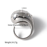 Quiet luxury style European and American trend diamond pearl ring with a sense of luxury
