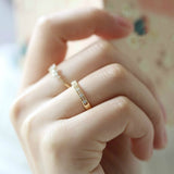 New European and American Popular Jewelry Creative Simple Fashion Zircon Ring for Women