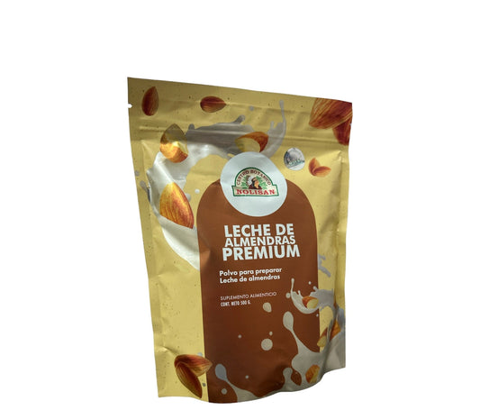 POLVO PARA PREPARAR LECHE DE ALMENDRA PREMIUM 500 GR NOLISAN NatuZem