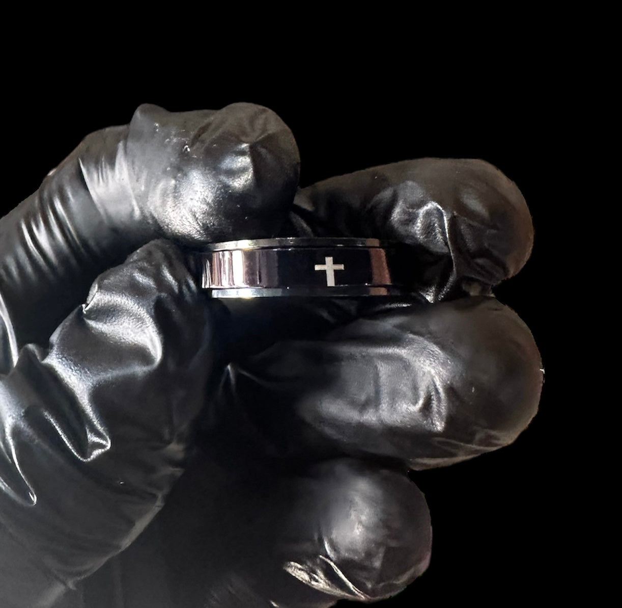 Anillo Cruz Grabada All In Men Joyeria