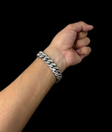 Pulsera Cubana Acero Inoxidable All In Men Joyeria