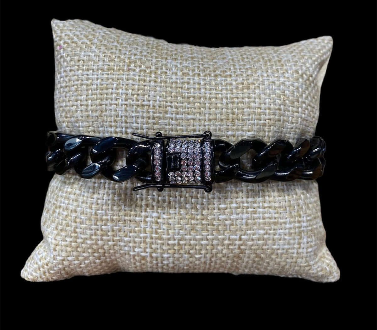 Pulsera Cubana Broche Zirconias All In Men Joyeria