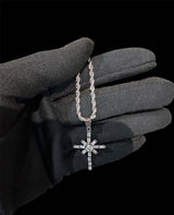 Cadena Dije Cruz Chica Picos All In Men Joyeria
