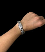 Pulsera Cubana Acero Inoxidable All In Men Joyeria