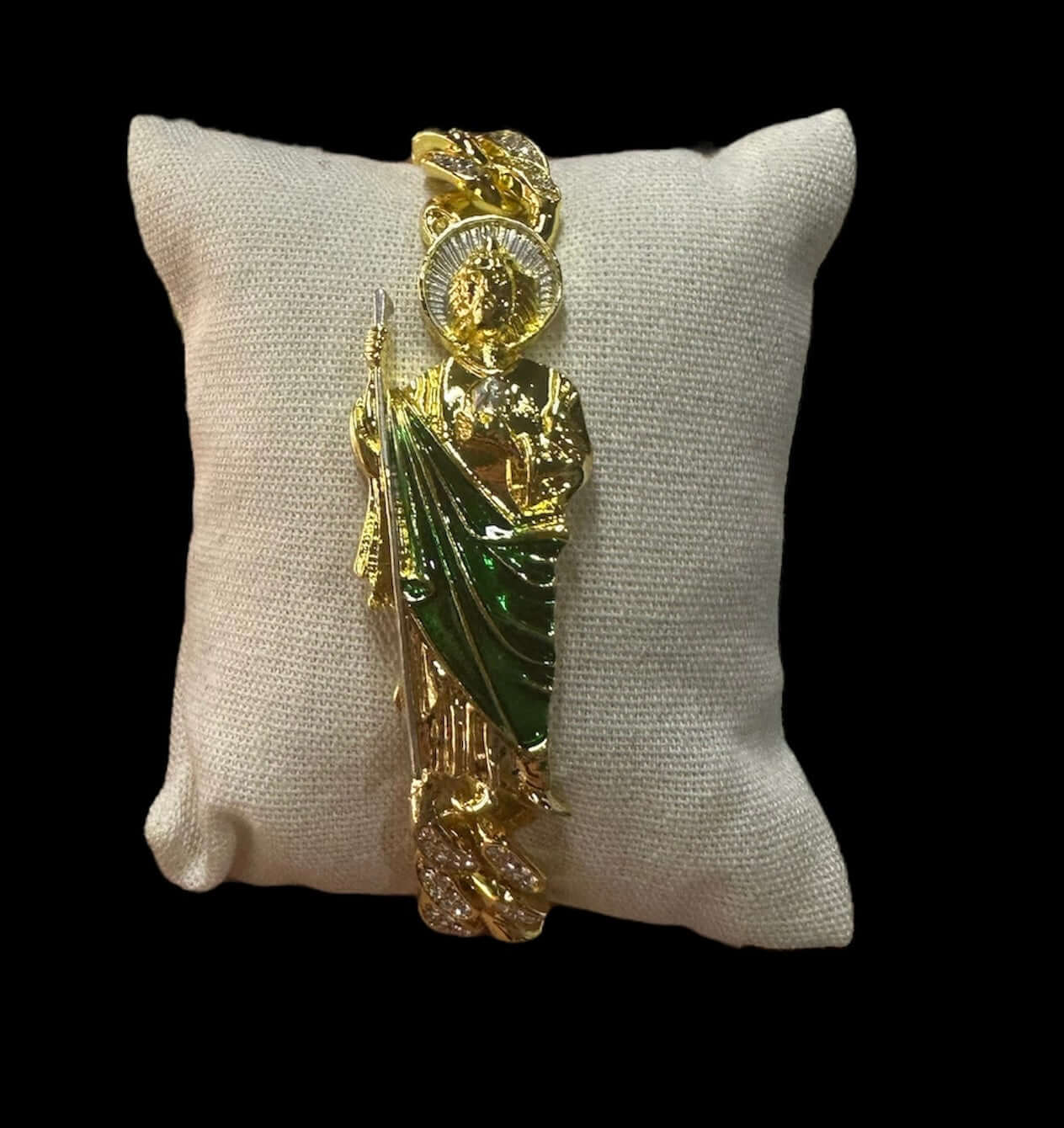 Pulsera Cubana San Judas All In Men Joyeria