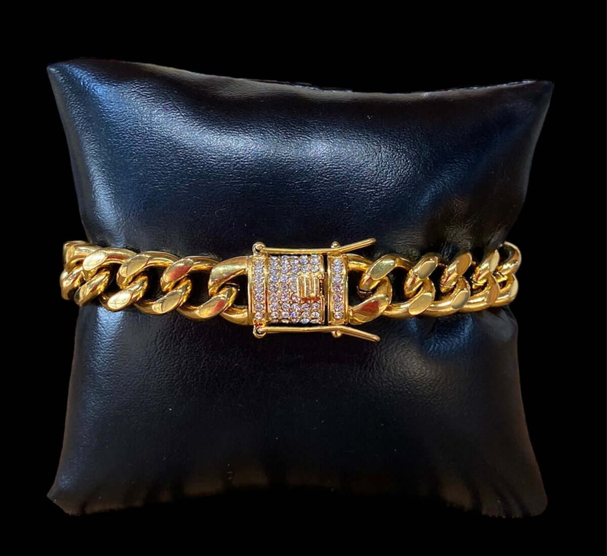 Pulsera Cubana Broche Zirconias All In Men Joyeria