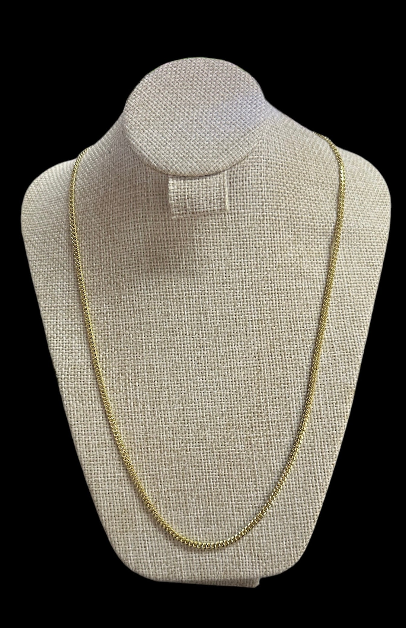 Cadena Cubana Dorada 2 mm Oro Laminado 18 K All In Men Joyeria