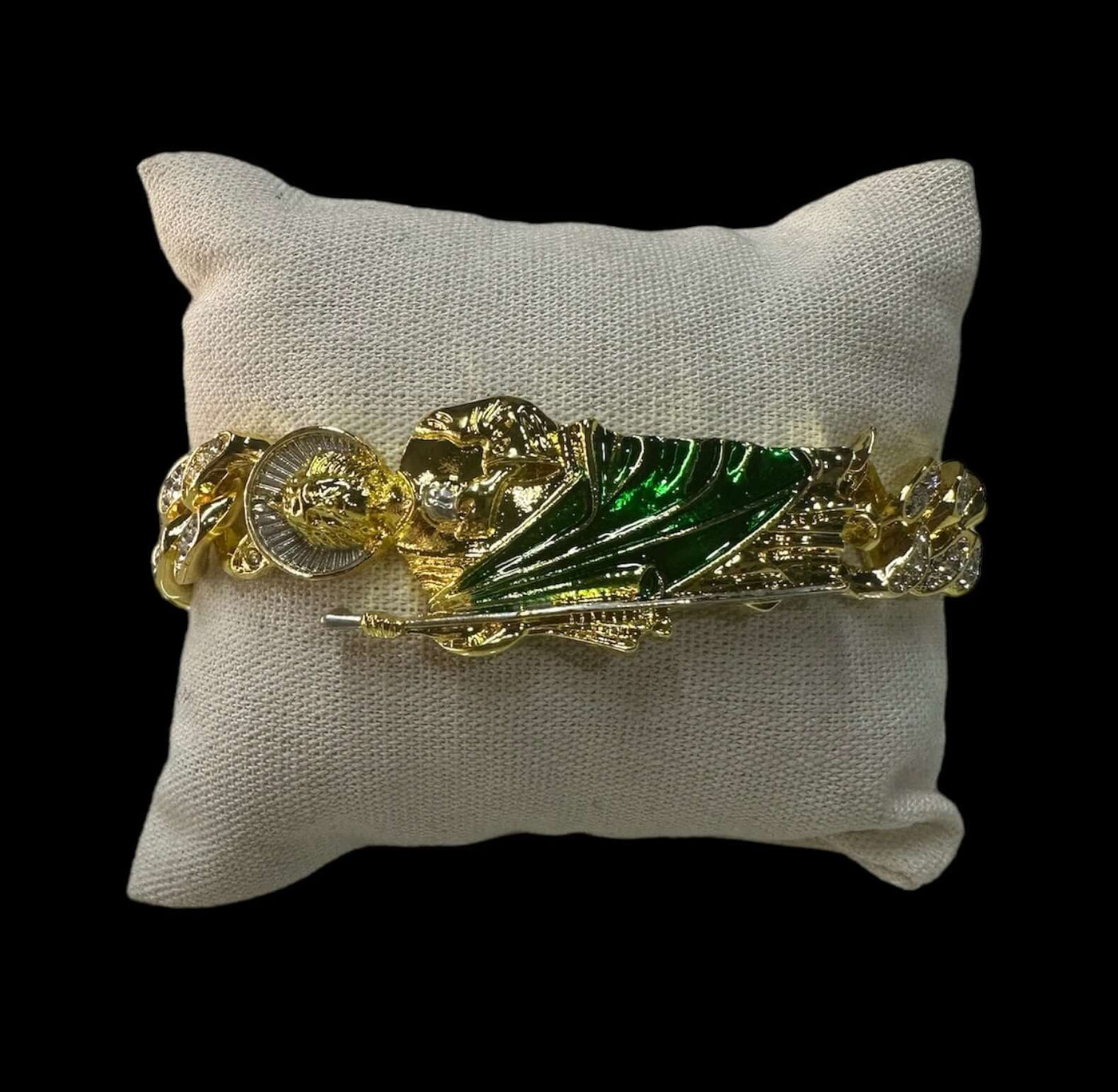 Pulsera Cubana San Judas All In Men Joyeria