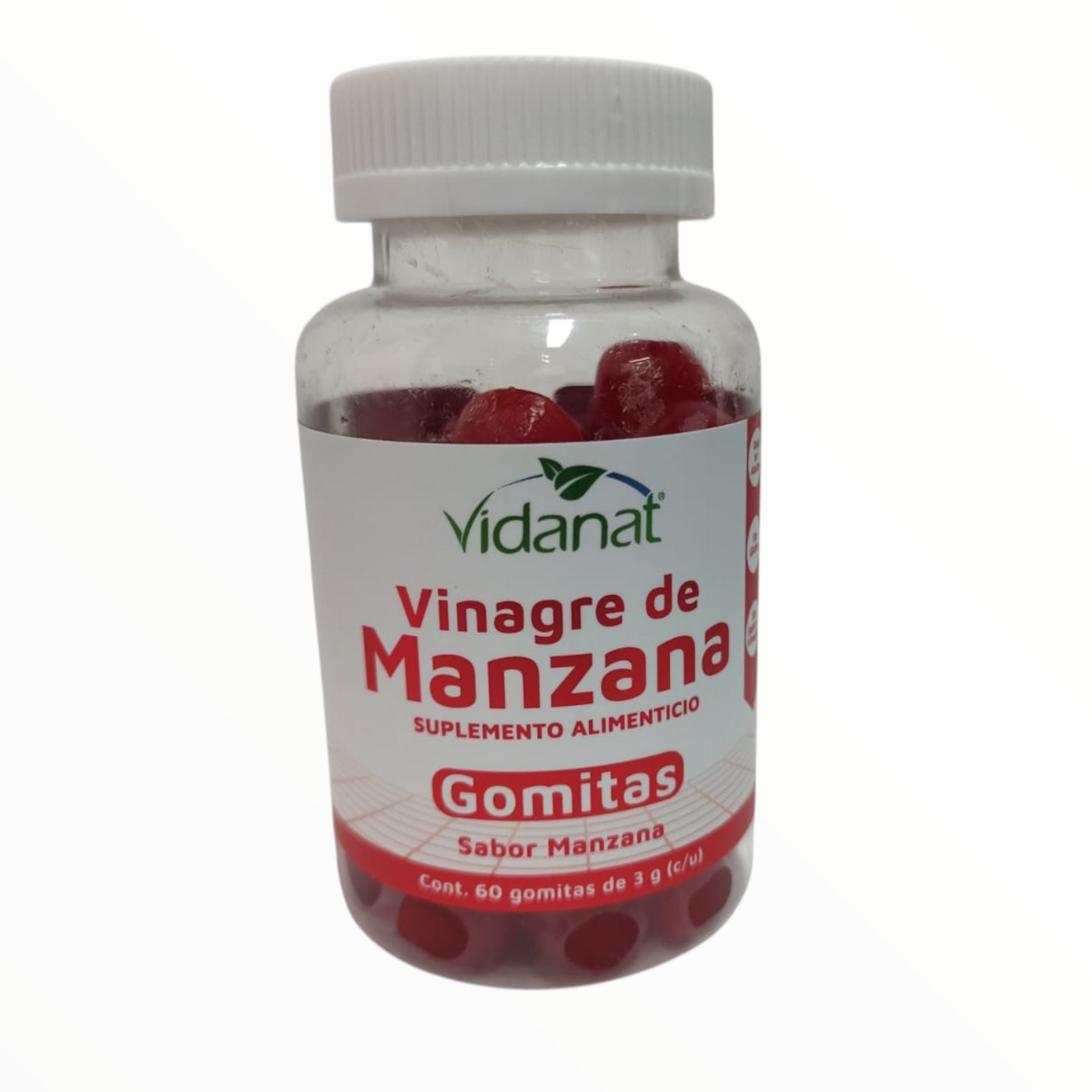 GOMITAS VINAGRE DE MANZANA C/ 60 VIDANAT NatuZem