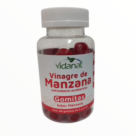 GOMITAS VINAGRE DE MANZANA C/ 60 VIDANAT NatuZem