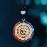 Pendant  Symbol Necklace Chakra Healing Energy Necklace Meditation Jewelry