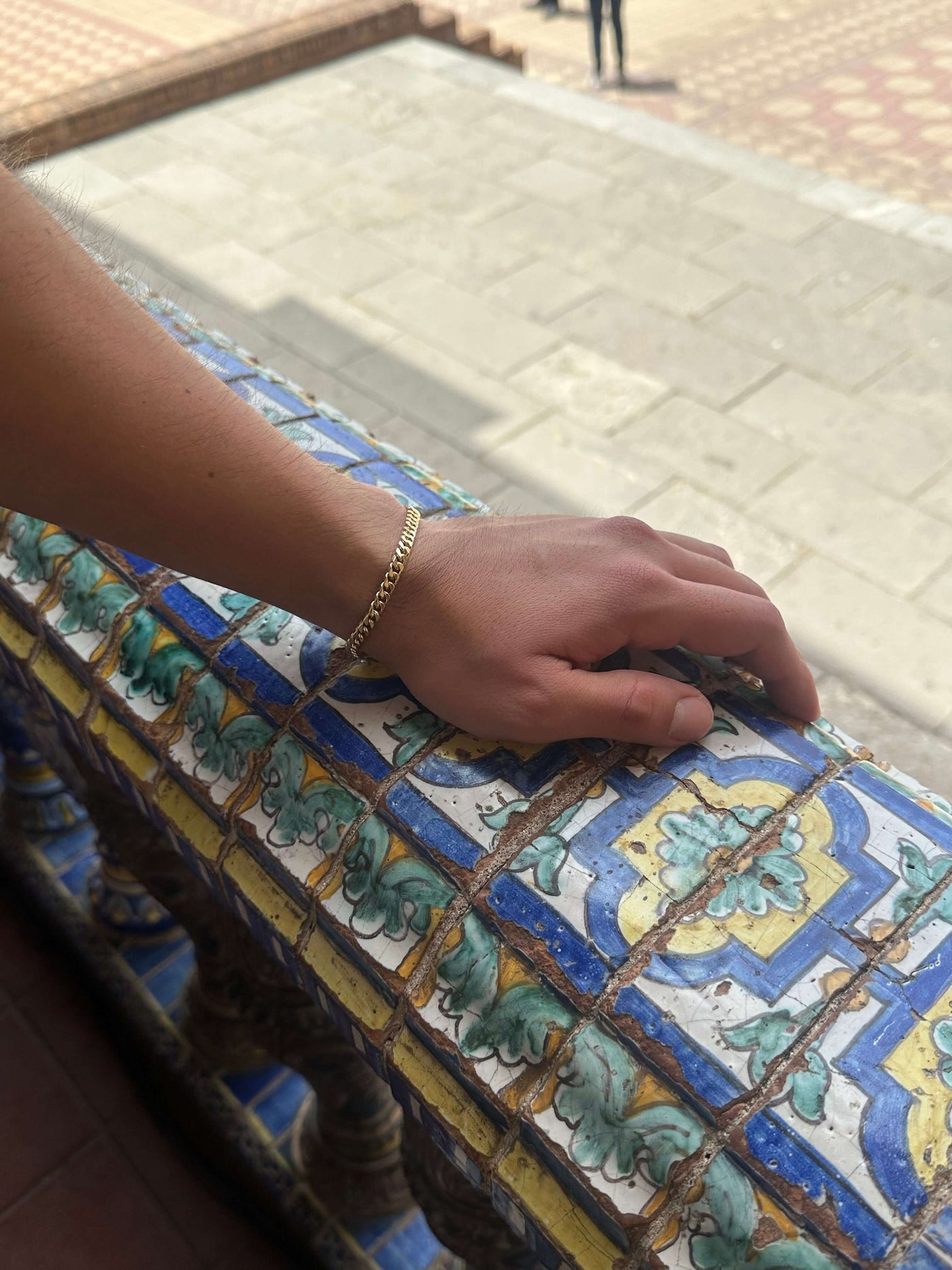 Pulsera Cubana Oro Laminado 4.5 mm All In Men Joyeria