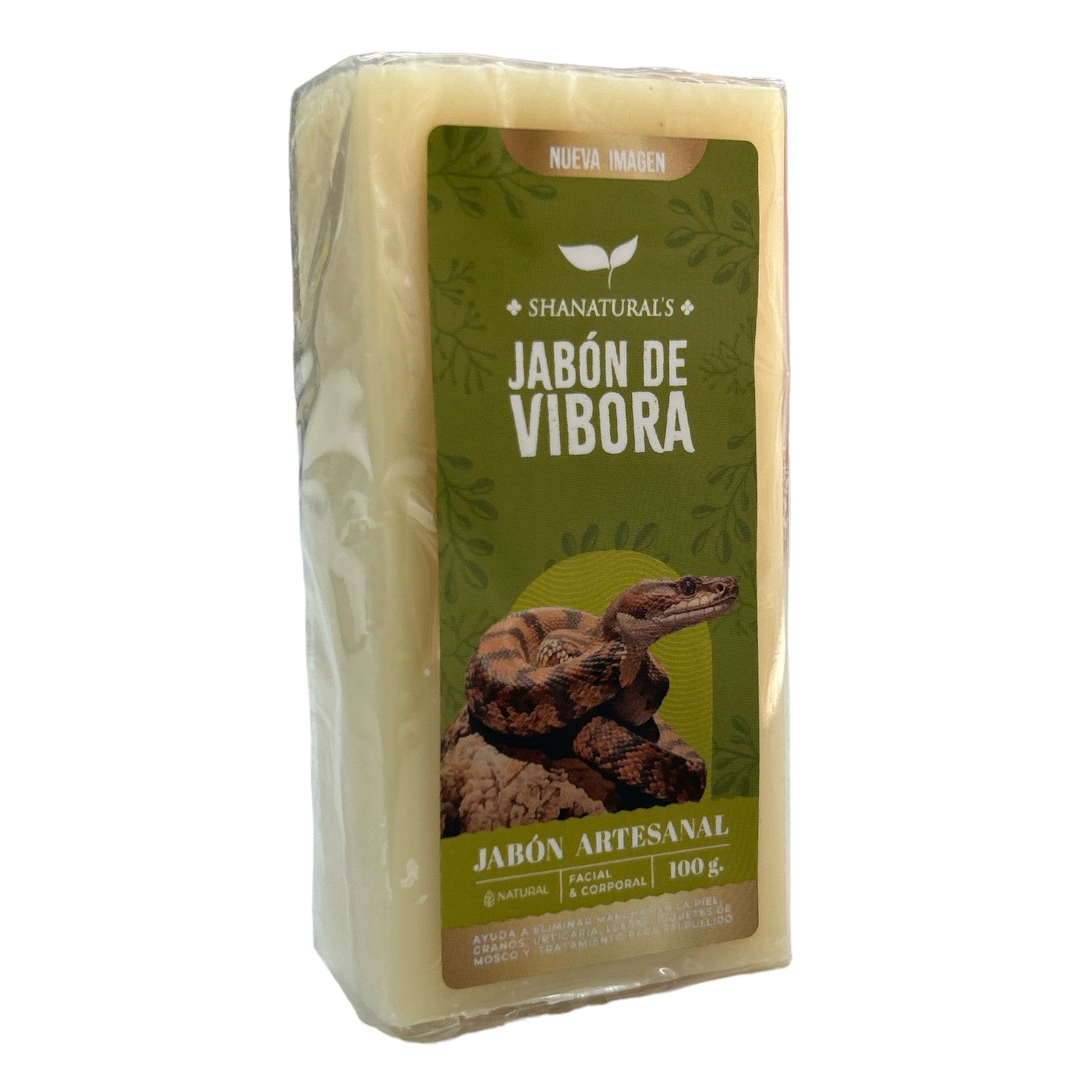 JABÓN ARTESANAL VÍBORA C/100 GR SHANATURAL'S NatuZem