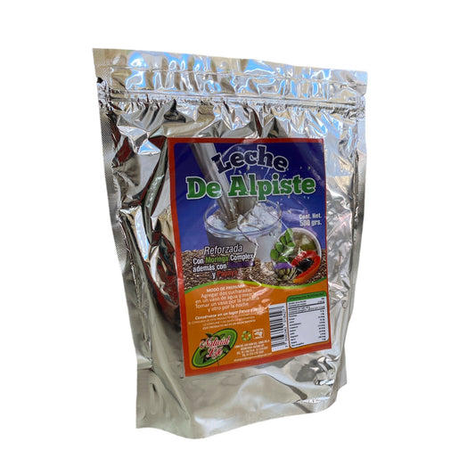 LECHE DE ALPISTE REFORZADA C/ MORINGA, ALCACHOFA Y PAPAYA C/ 500 GR NATURAL LIFE NatuZem