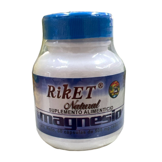 CAP MAGNESIO C/ 60 RIKET ORIGINAL NatuZem