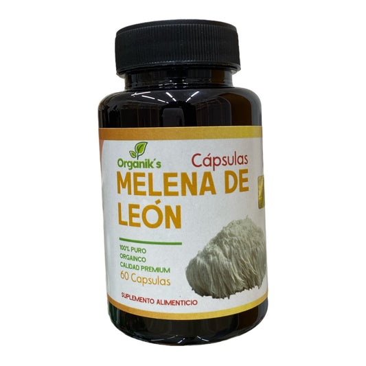 CAP MELENA DE LEON C/ 60 ORGANIKS NatuZem