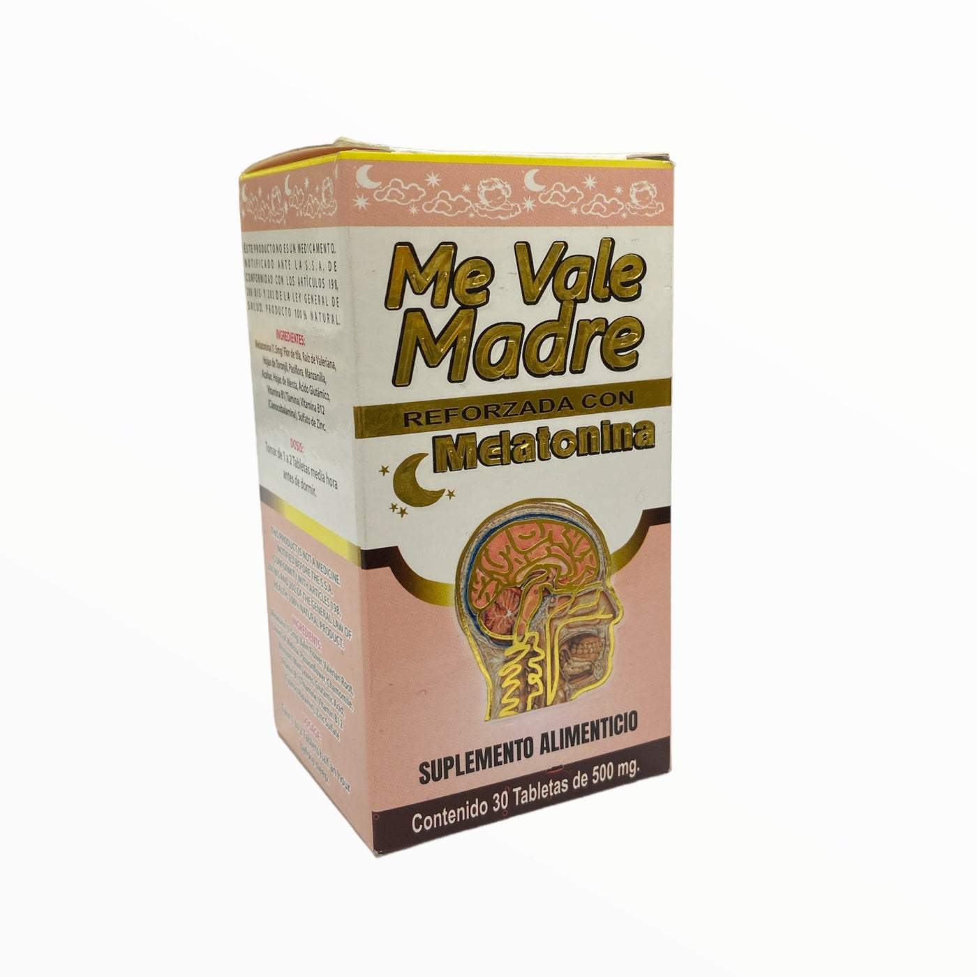TAB ME VALE MADRE CON MELATONINA C/30 NUTRIMED NatuZem